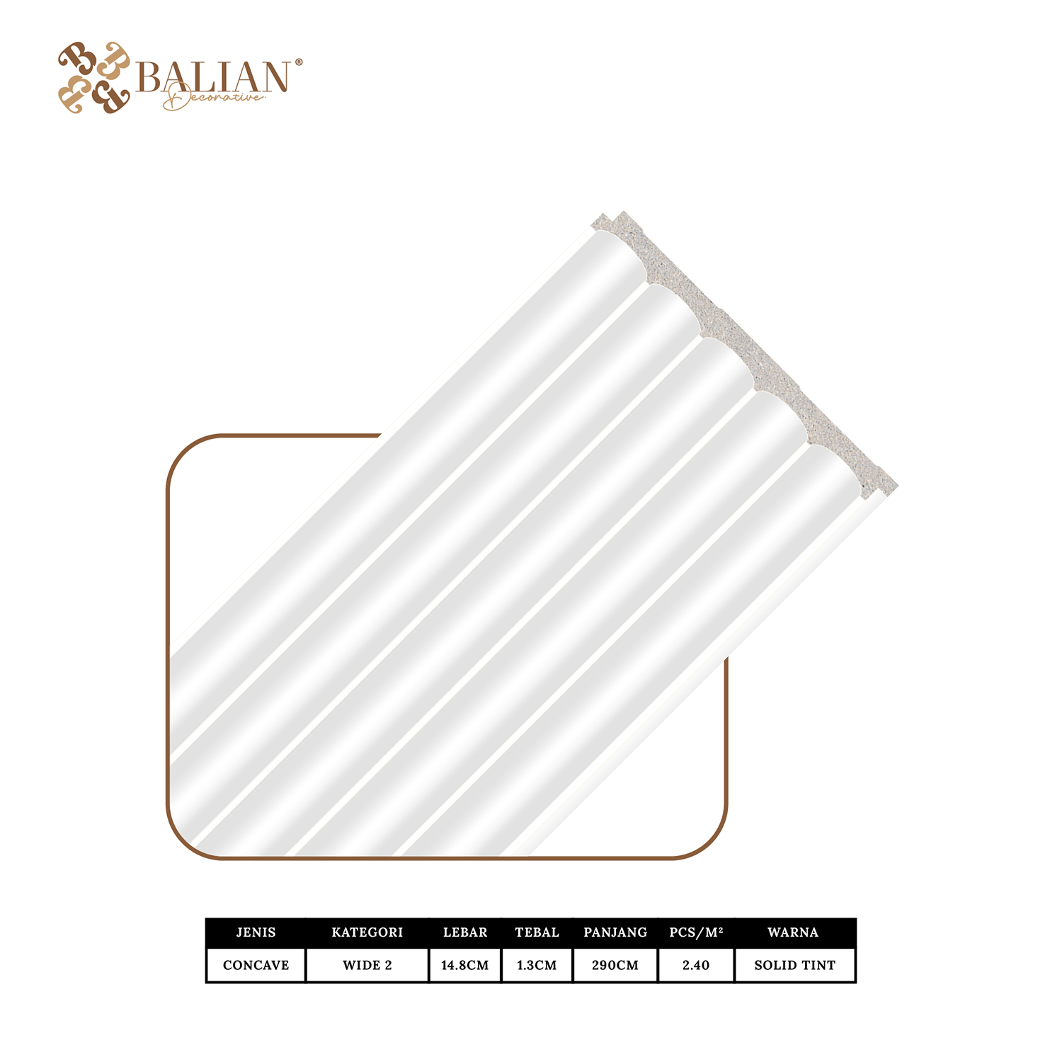 Concave Wide 2 Solid Tint