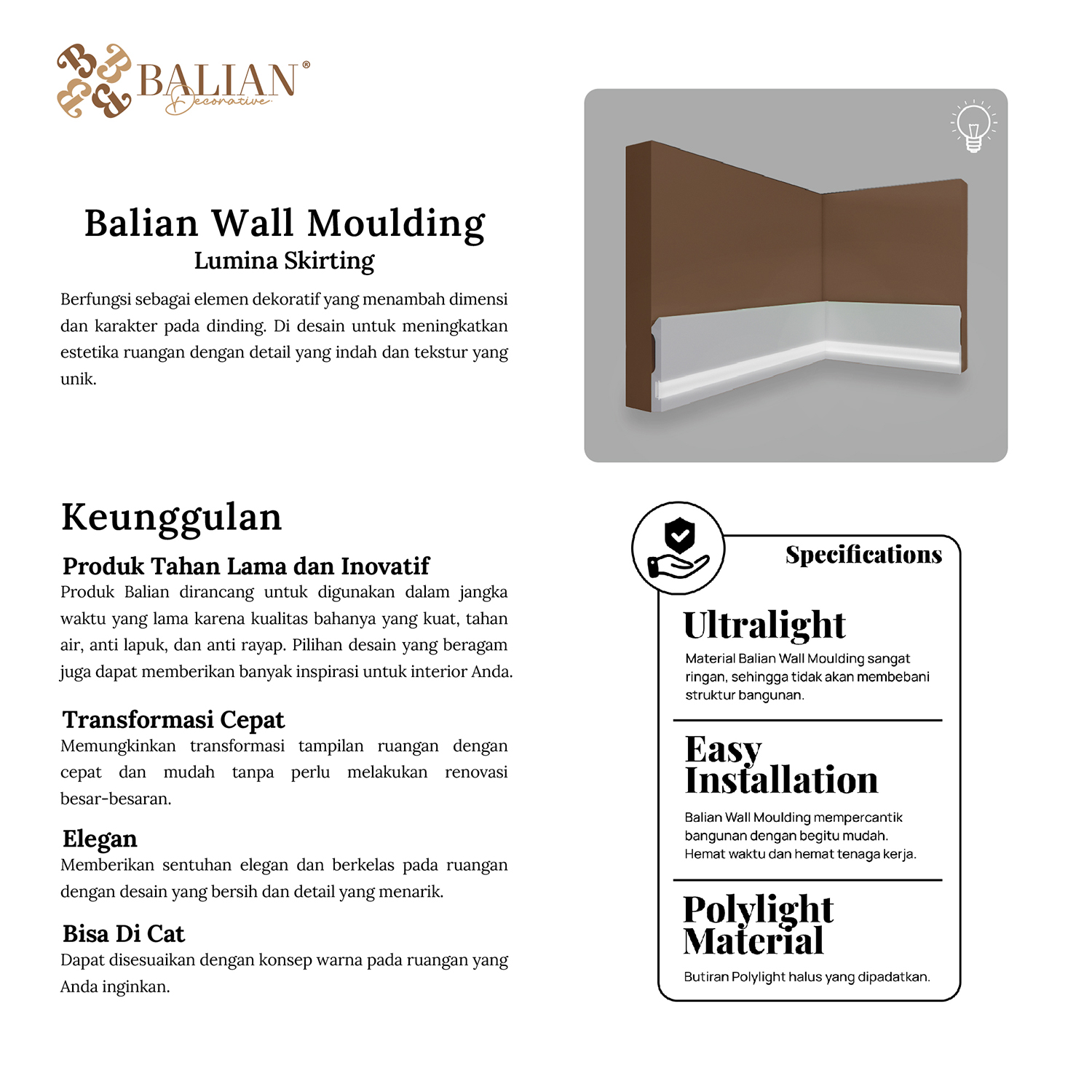 Lumina Skirting