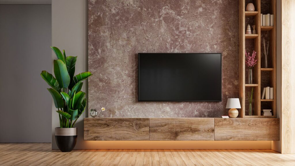 backdrop tv mewah