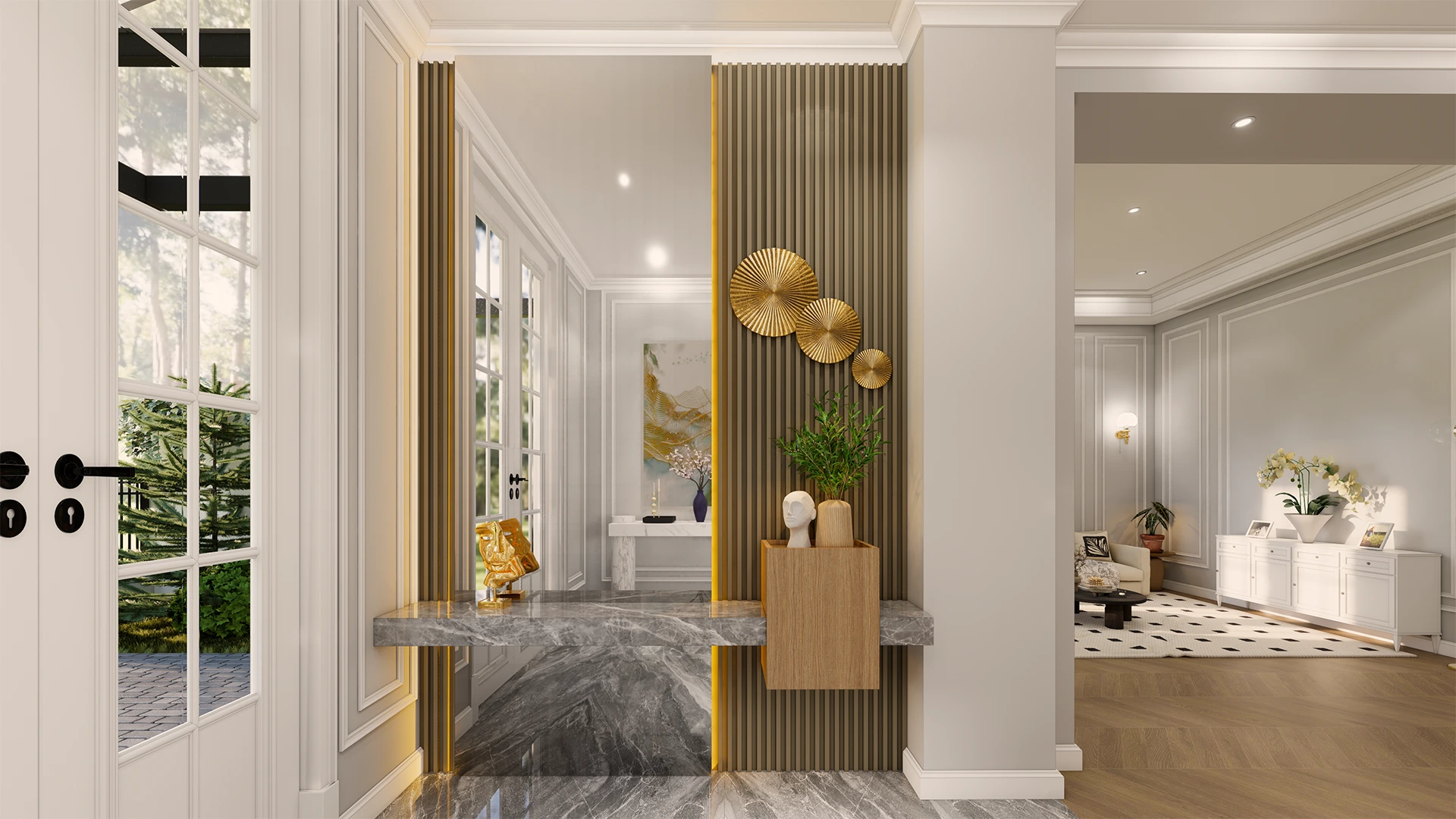 panel dinding balian metallic