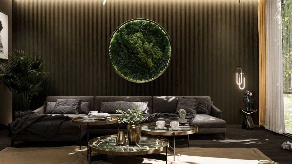 panel dinding balian metallic dari balian decorative