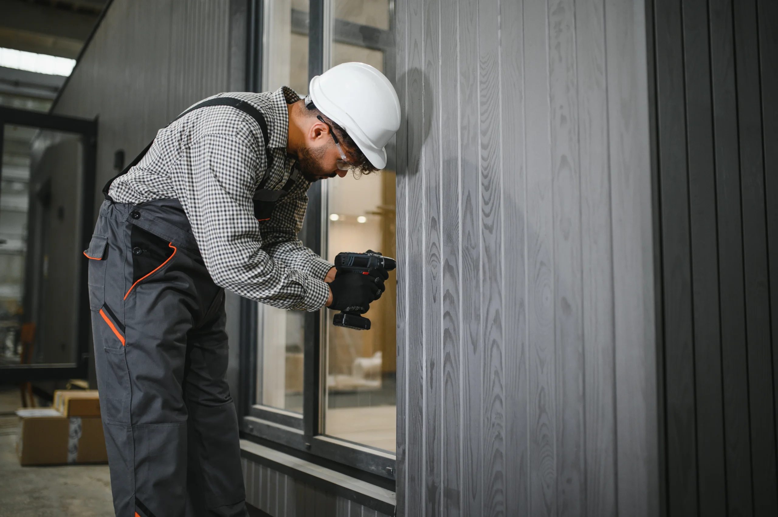 Langkah-langkah pemasangan wall panel ruang tamu