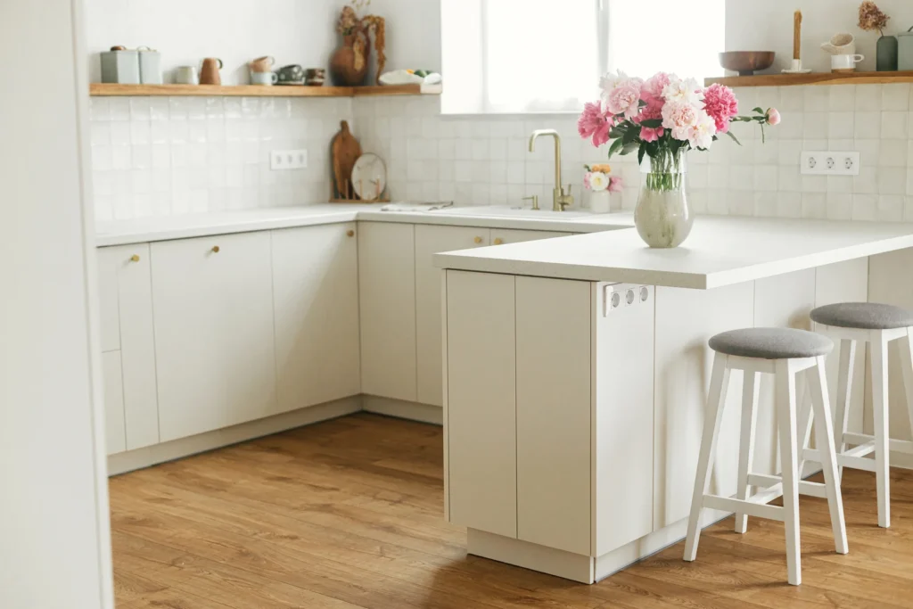 material lantai dapur estetik tahan air pilihan