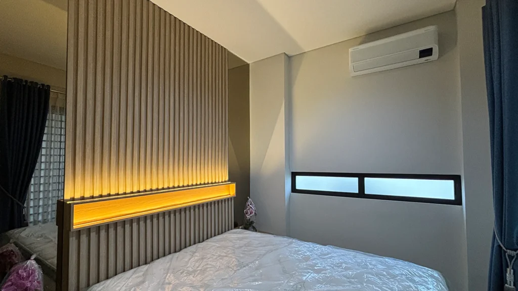 kombinasi warna cat ruang tamu minimalis hangat dan stylish